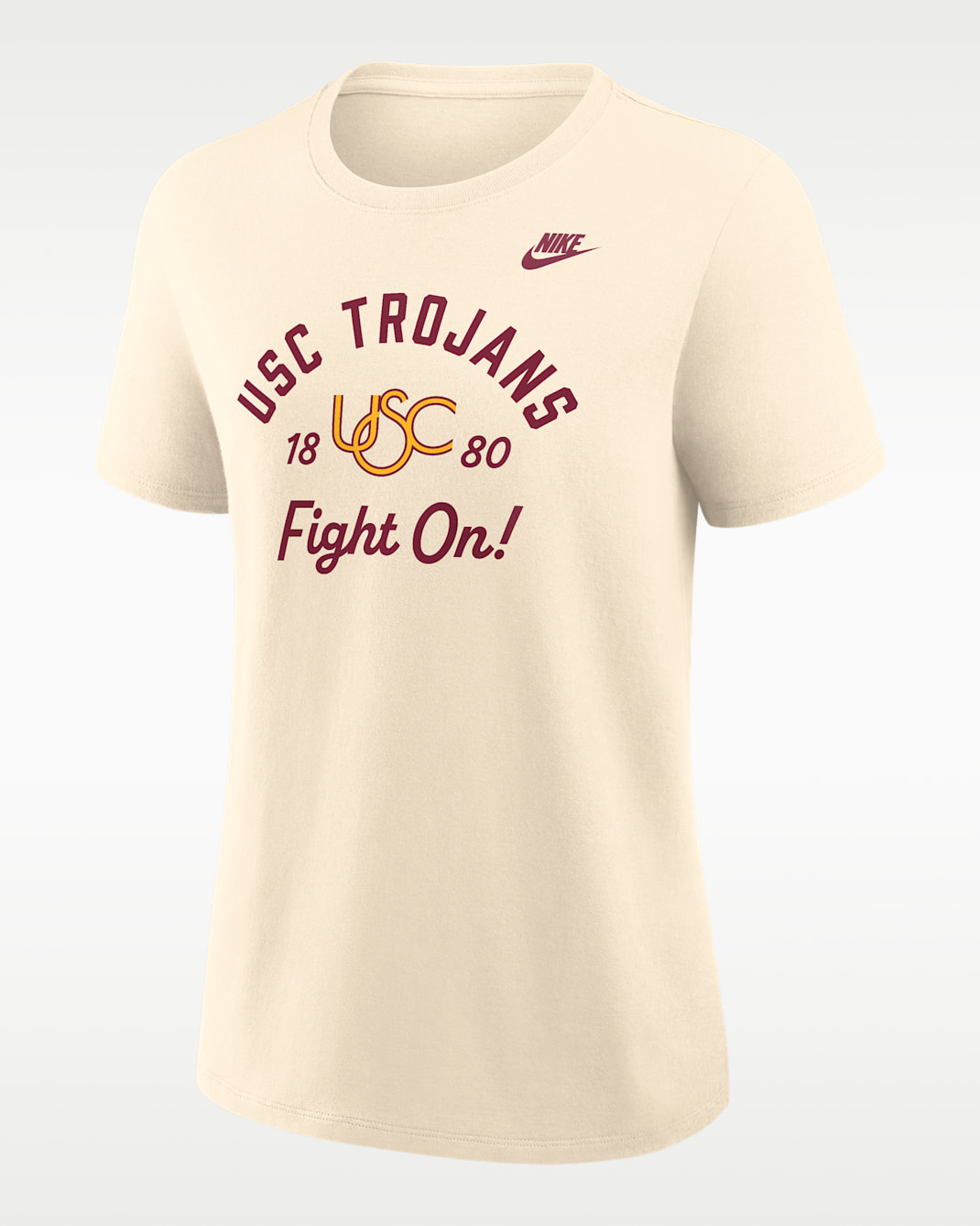 USC Legacy Team Name Women's Nike College T-Shirt - Natural
