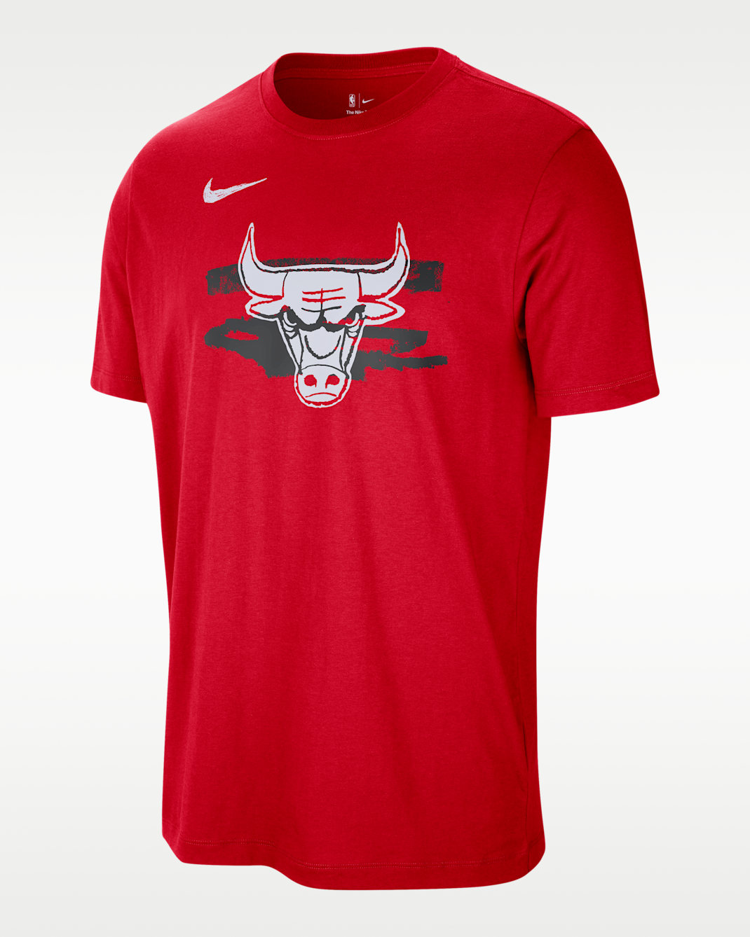 T-shirt NBA Nike Chicago Bulls Courtside para homem - Vermelho University