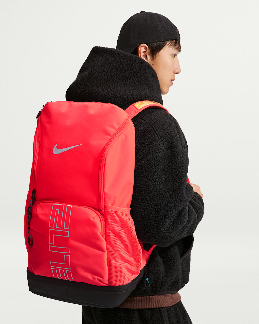Nike Varsity Elite Backpack (32L) - Laser Crimson/Black/Dusty Cactus