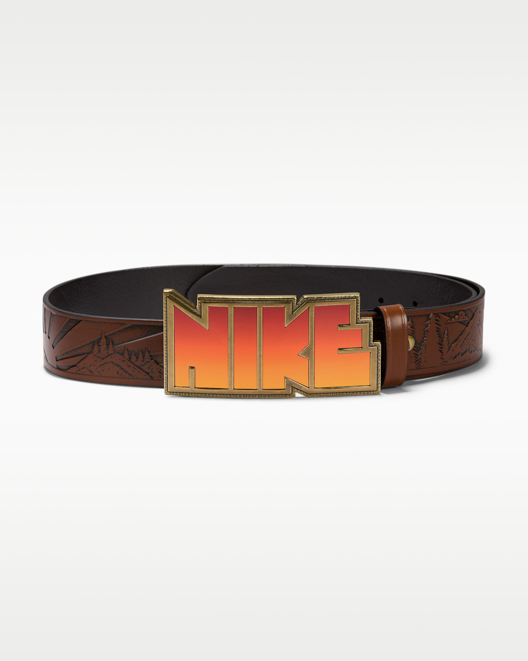 Cinturón Premium Nike Archival "Baby Teeth" - Marrón