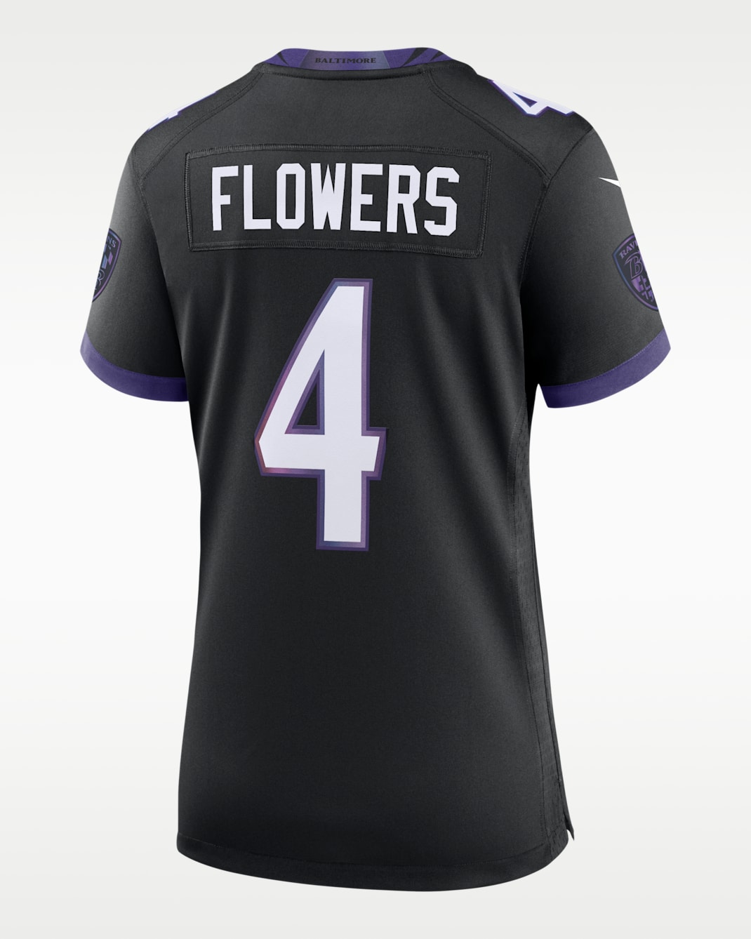 Zay Flowers Baltimore Ravens Women's Nike NFL Game Jersey