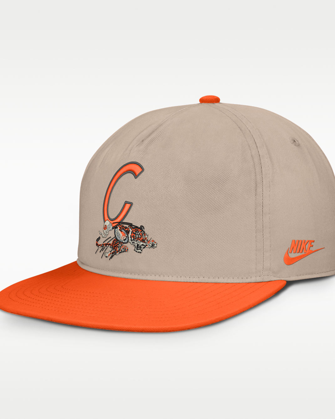 Cincinnati Bengals Rewind Pro Men's Nike NFL Adjustable Hat - Sand
