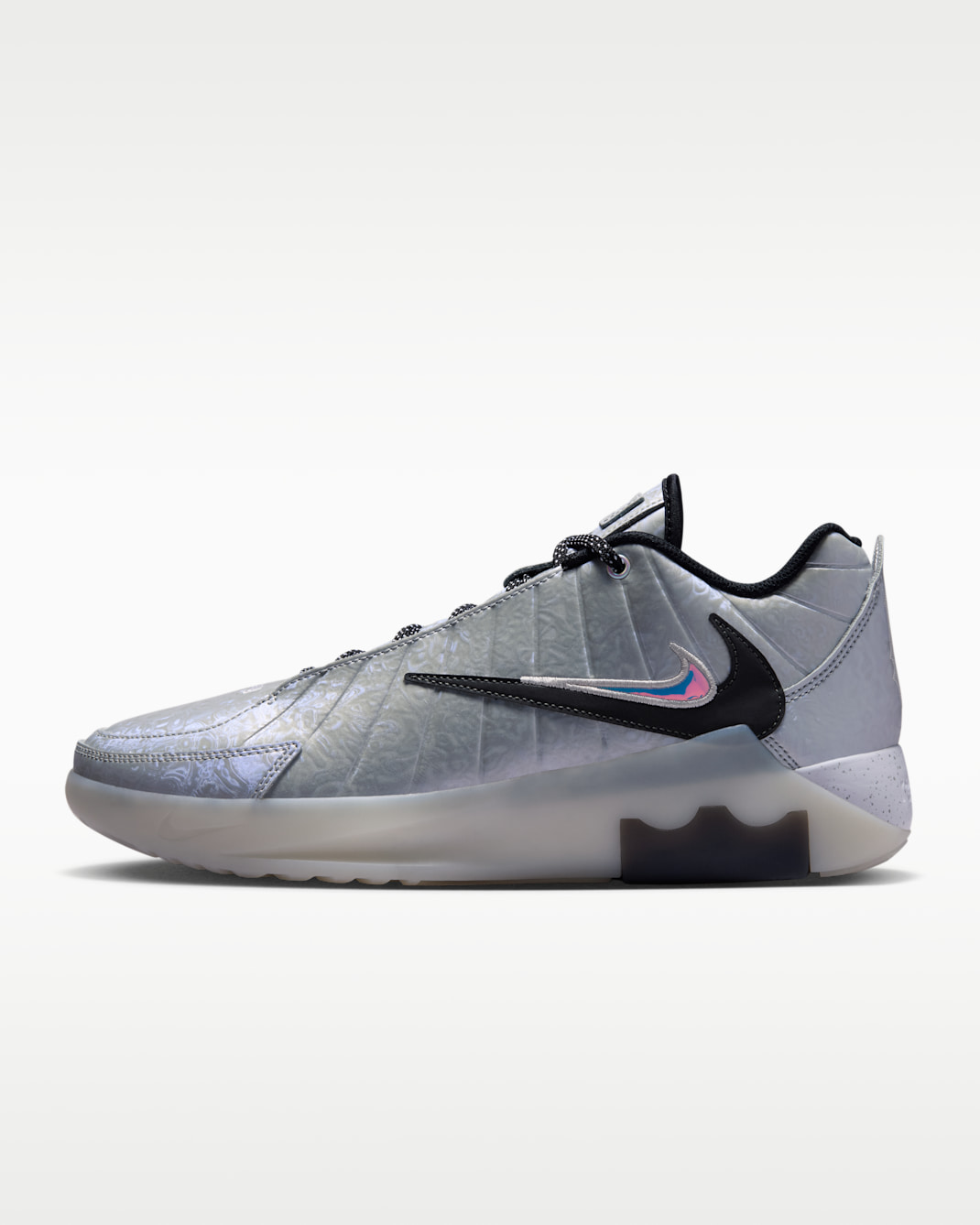 LeBron Witness 9 Basketball Shoes - Metallic Silver/White/Wolf Grey/Black