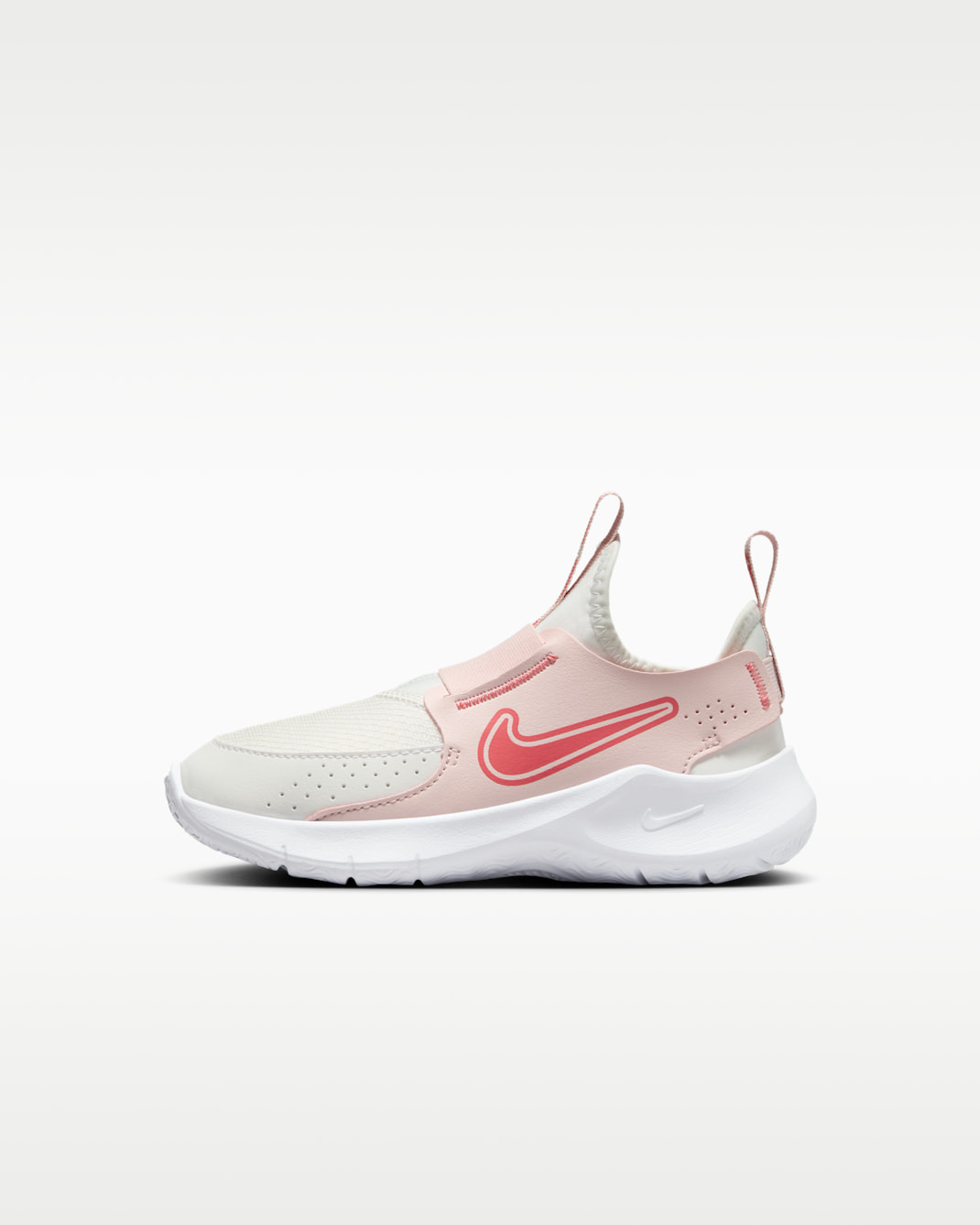 Nike Flex Runner 3 Younger Kids' Shoes - Summit White/Echo Pink/Magic Ember