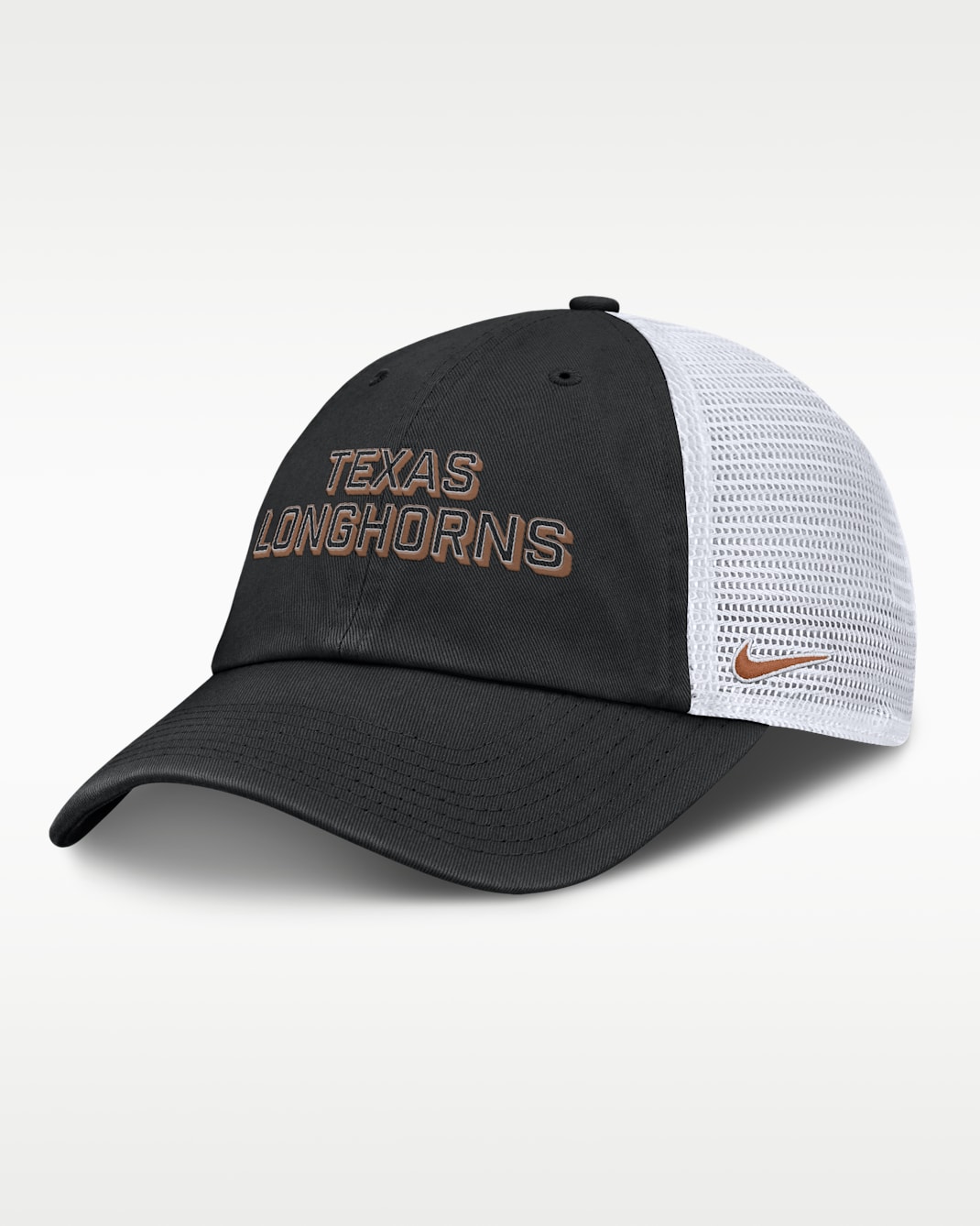 Texas On-Field Club Gameday Men's Nike College Trucker Adjustable Hat - Black