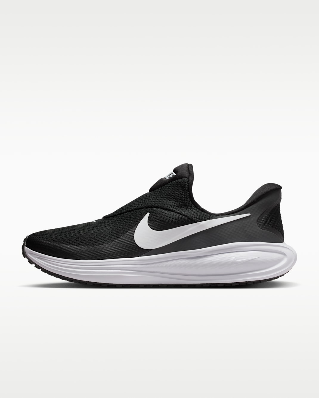 Nike Revolution 8 EasyOn Men's Road Running Shoes - Black/Anthracite/Wolf Grey/White