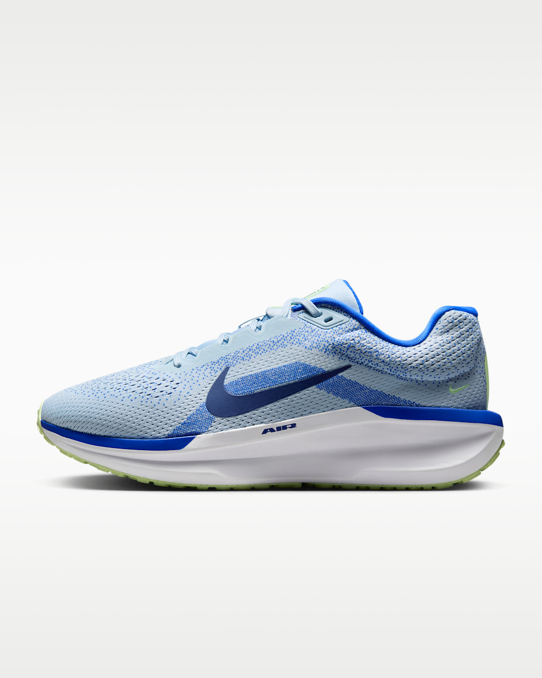 Nike Winflo 11 Men's Road Running Shoes - Light Armoury Blue/Hyper Royal/Barely Volt/Blue Void
