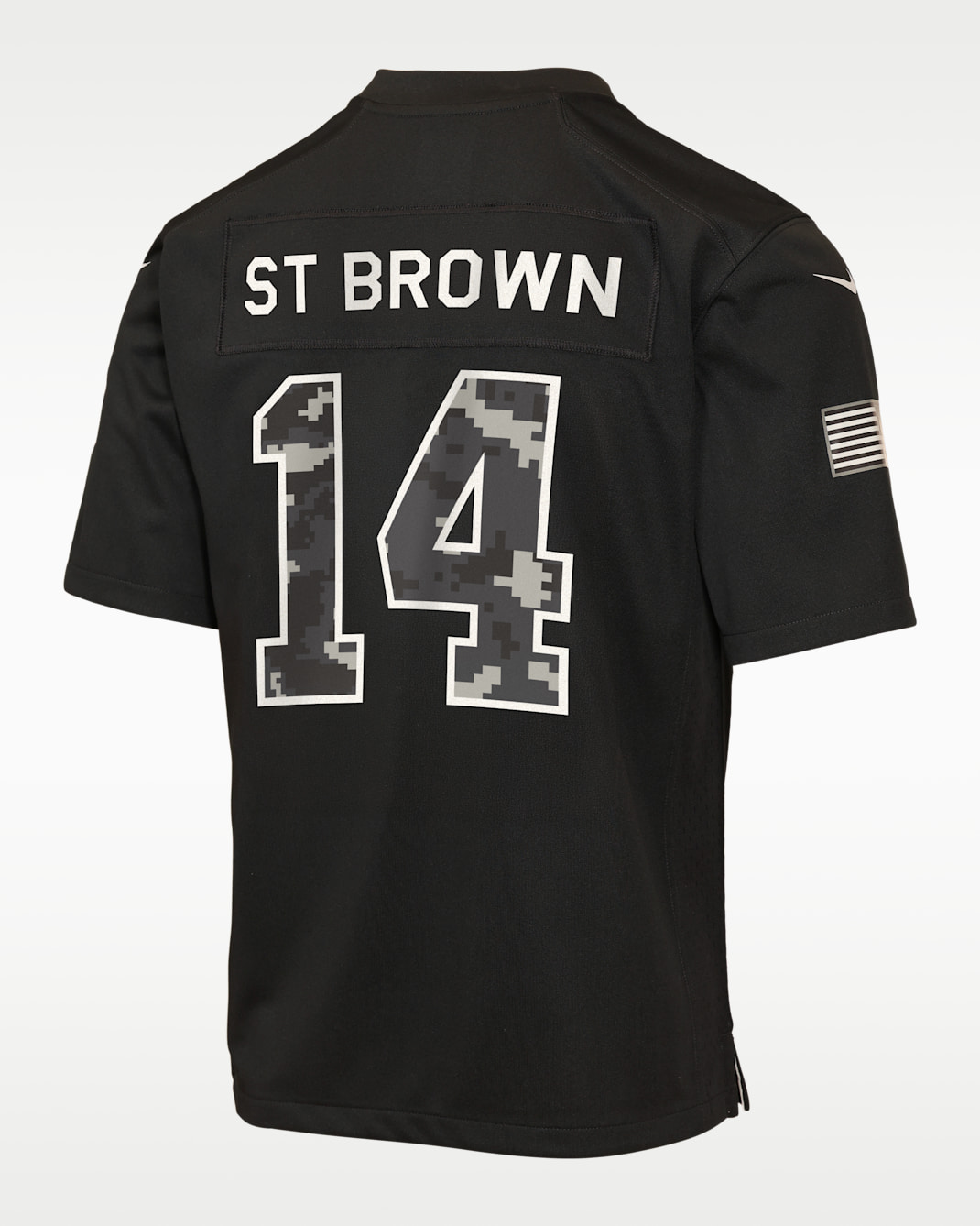 Amon-Ra St. Brown Detroit Lions Salute to Service Big Kids' Nike NFL Game Jersey