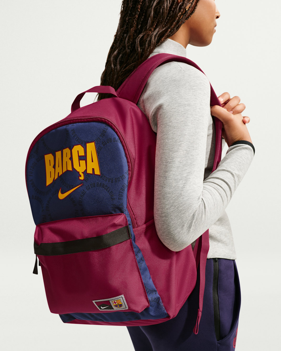 FC Barcelona 25/26 Nike Heritage-rygsæk - Noble Red/Loyal Blue/Mineral Yellow