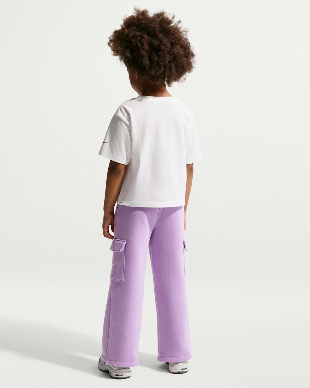 Nike Little Kids' Swoosh Sparkle Boxy T-Shirt