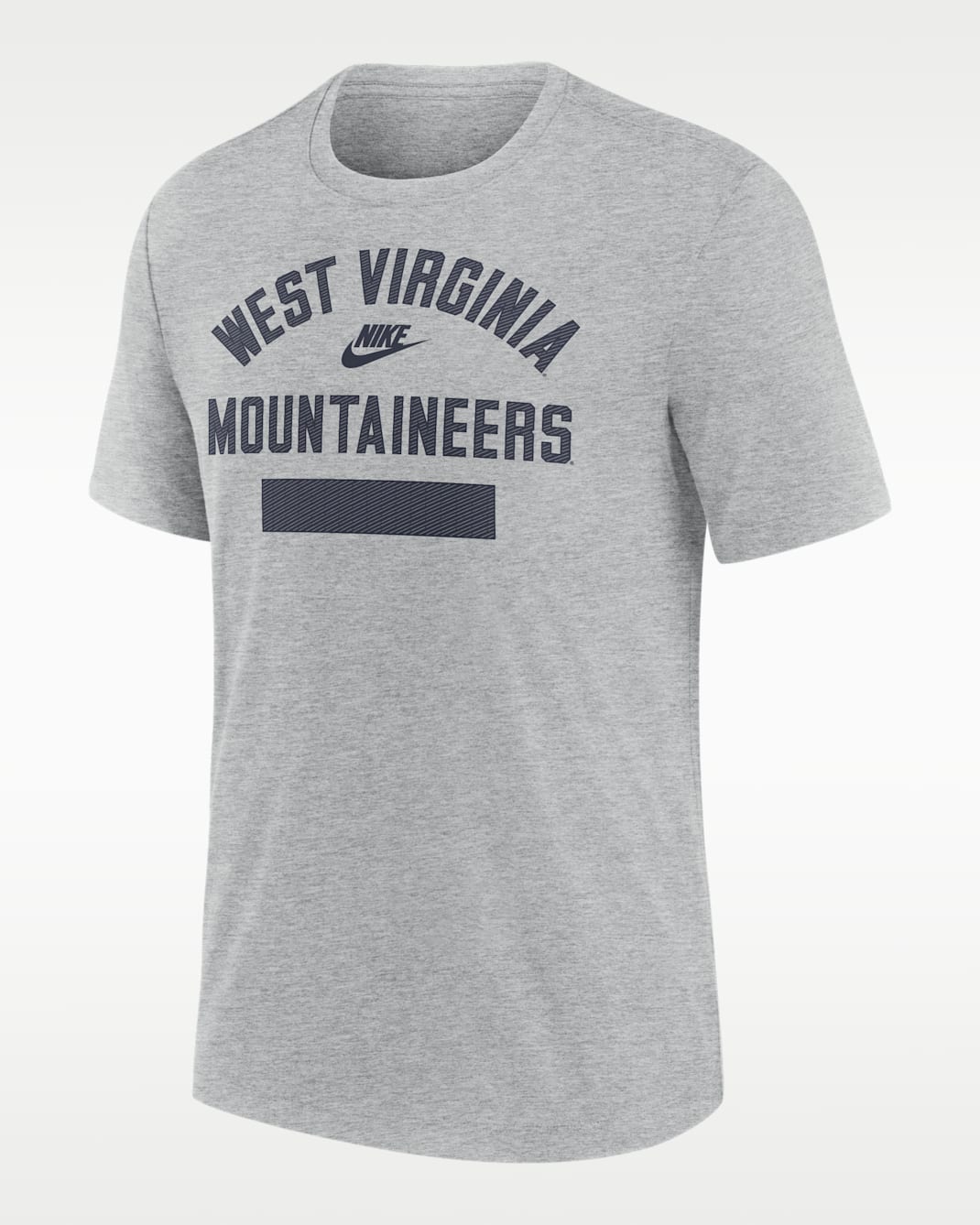 West Virginia Legacy Men's Nike College T-Shirt - Grey Heather