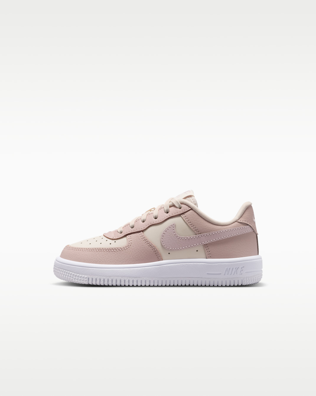 Nike Force 1 Low Essential+ Little Kids' Shoes - Phantom/Silt Red/White/Platinum Violet