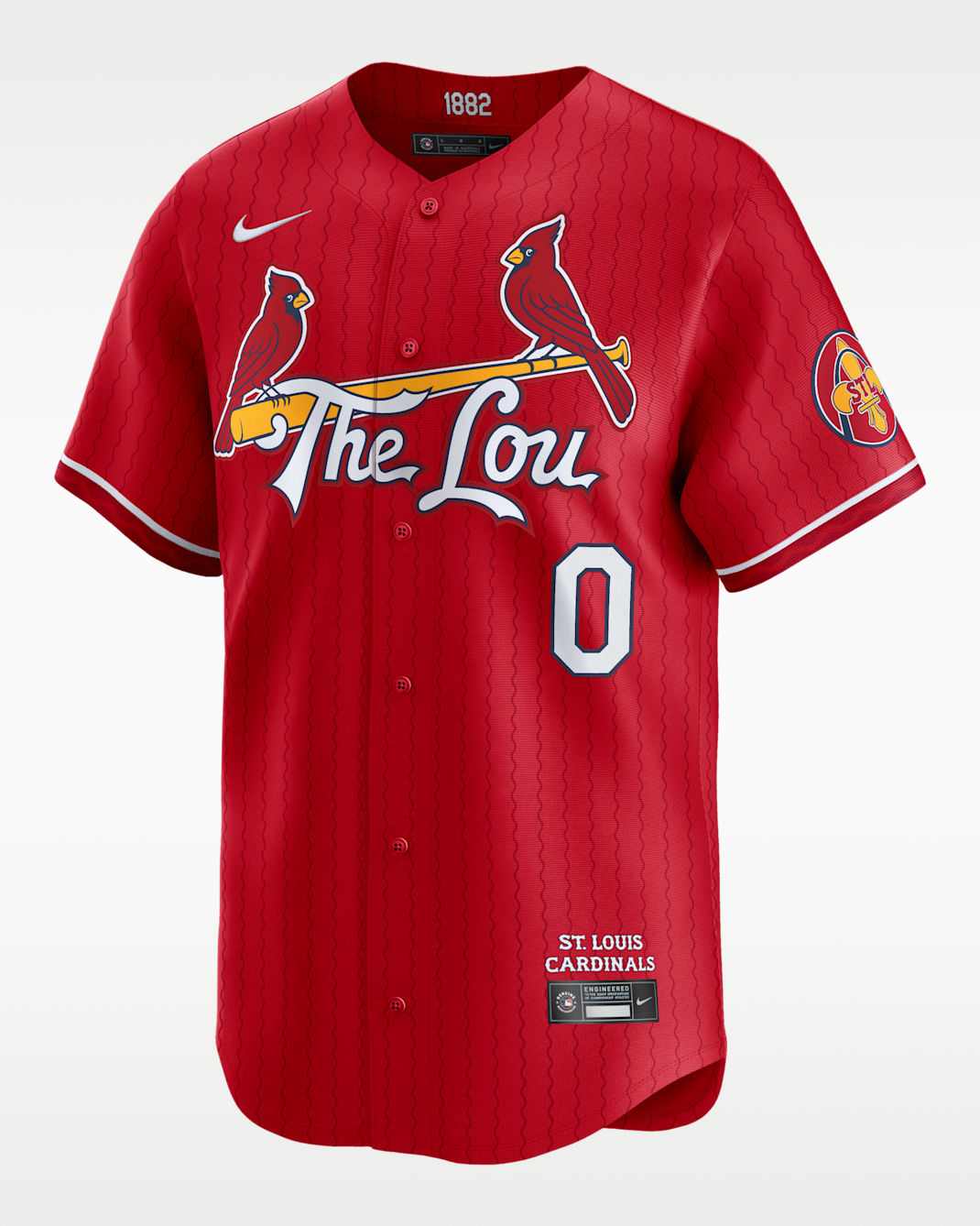 Jersey Nike Dri-FIT de la MLB Limited para hombre de Masyn Winn St. Louis Cardinals City Connect - Rojo