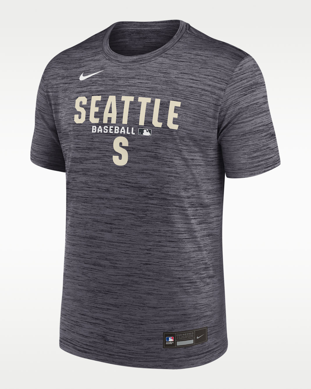 Seattle Mariners Authentic Collection Men's Nike Dri-FIT MLB T-Shirt - Black