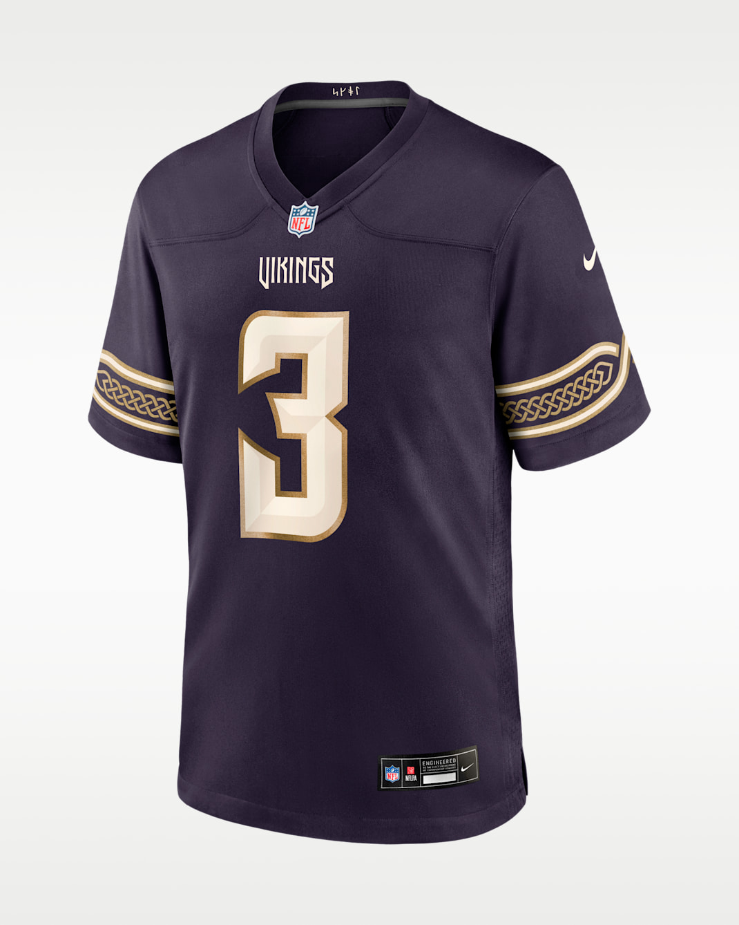 Jordan Addison Minnesota Vikings Rivalries Collection Men's Nike NFL Game Jersey - Purple