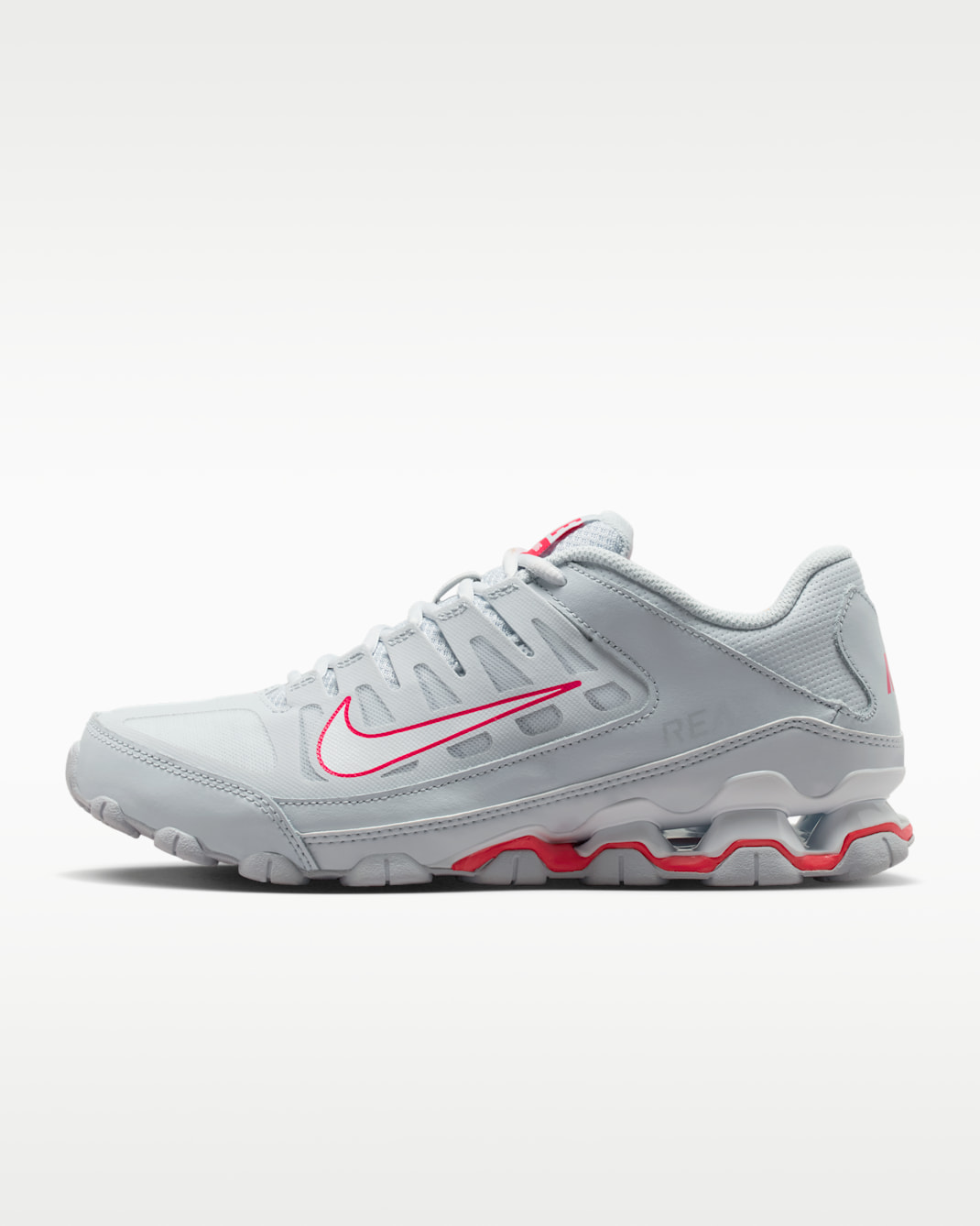 รองเท้าออกกำลังกายผู้หญิง Nike Reax 8 TR - Pure Platinum/Red Orbit/ขาว