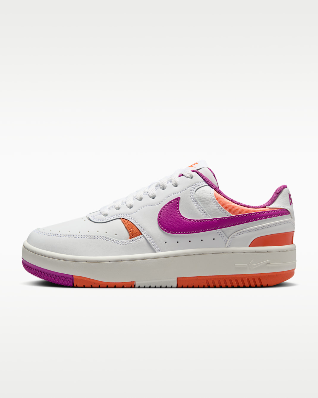 Nike Gamma Force 女鞋 - 白色/Wild Mango/Sail/Hot Fuchsia