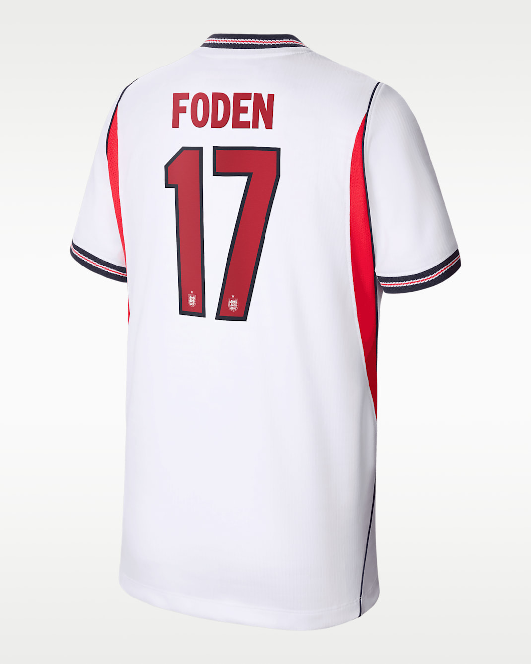 Phil Foden England National Team 2026 Stadium Home Big Kids' Nike Dri-FIT Soccer Jersey - White