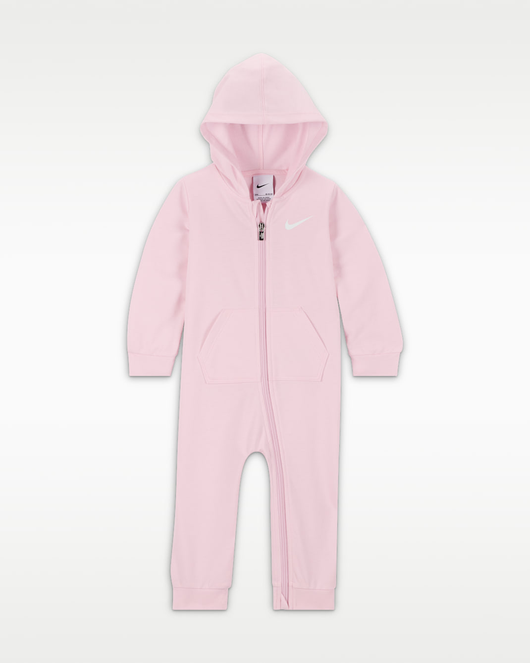 Nike Essentials Baby Hooded Coverall - Pink Foam