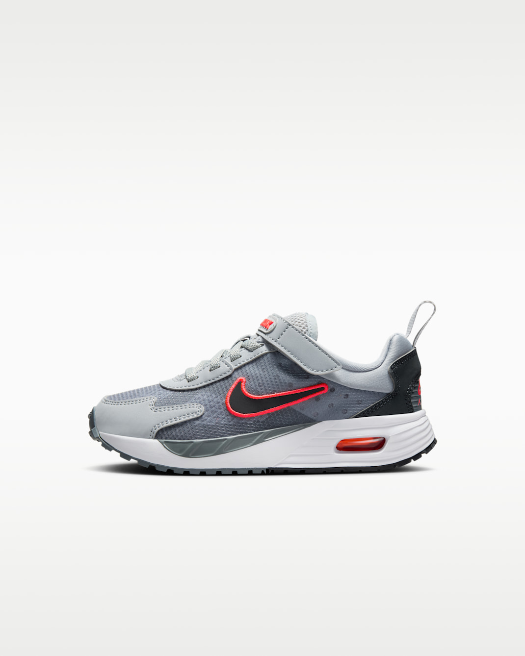 Nike Air Max Solo Little Kids' Shoes - Wolf Grey/Cool Grey/Bright Crimson/Anthracite