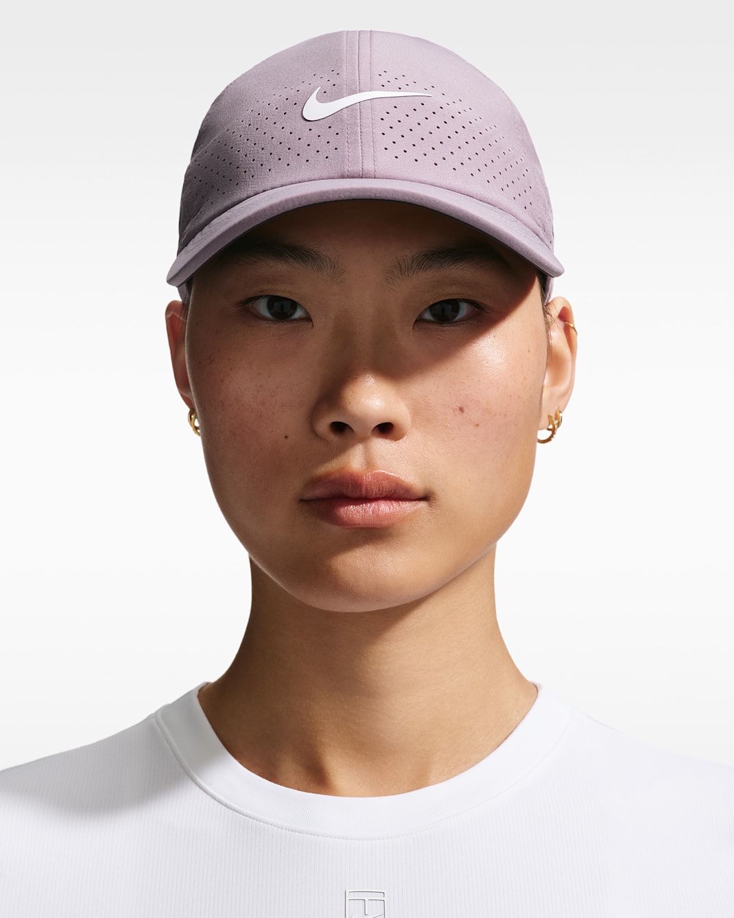 Nike Dri-FIT ADV Club Unstructured Tennis Cap - Light Violet Ore/White