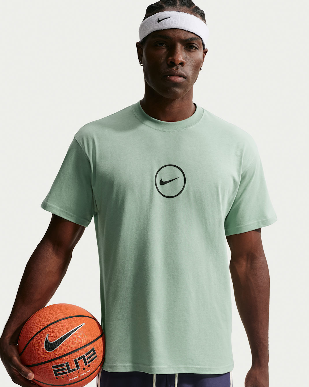 Nike Men's Basketball T-Shirt - Steam