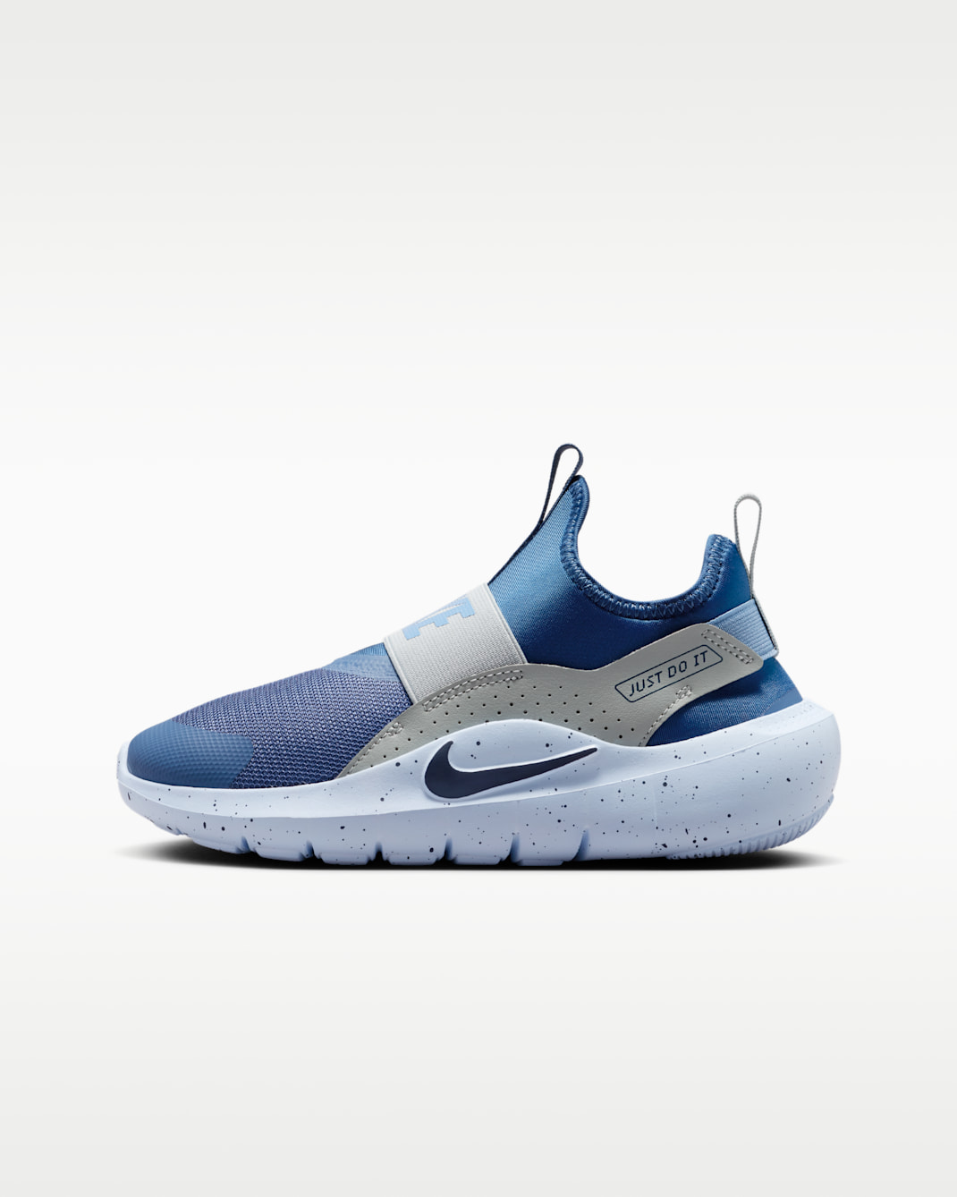 Nike Flex Runner 4 Big Kids' Running Shoes - Mystic Navy/Light Pumice/Work Blue/Midnight Navy