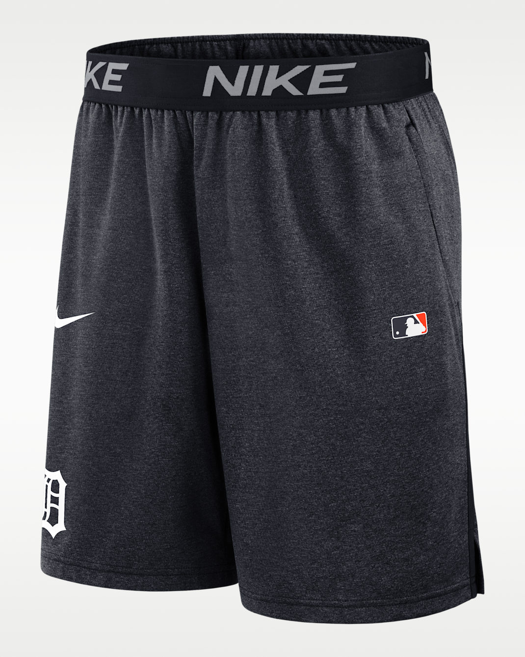 Shorts Nike Dri-FIT de la MLB para hombre Detroit Tigers Authentic Collection - Azul marino