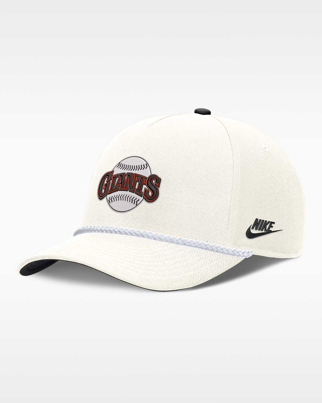 San Francisco Giants 1982 Cooperstown Rise Men's Nike MLB Structured Adjustable Hat - Sail
