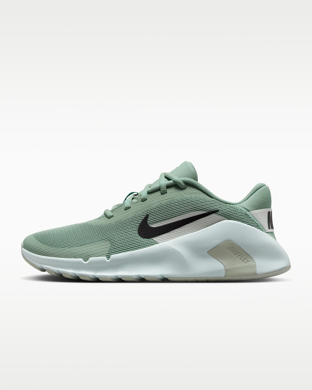 Nike Flex Train Women's Workout Shoes - Steam/Light Silver/Barely Green/Black