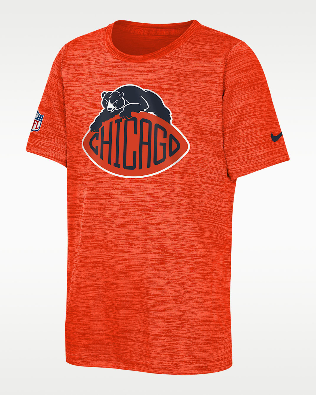 Chicago Bears Rivalries Collection Sideline Velocity Big Kids' Nike Dri-FIT NFL T-Shirt - Navy