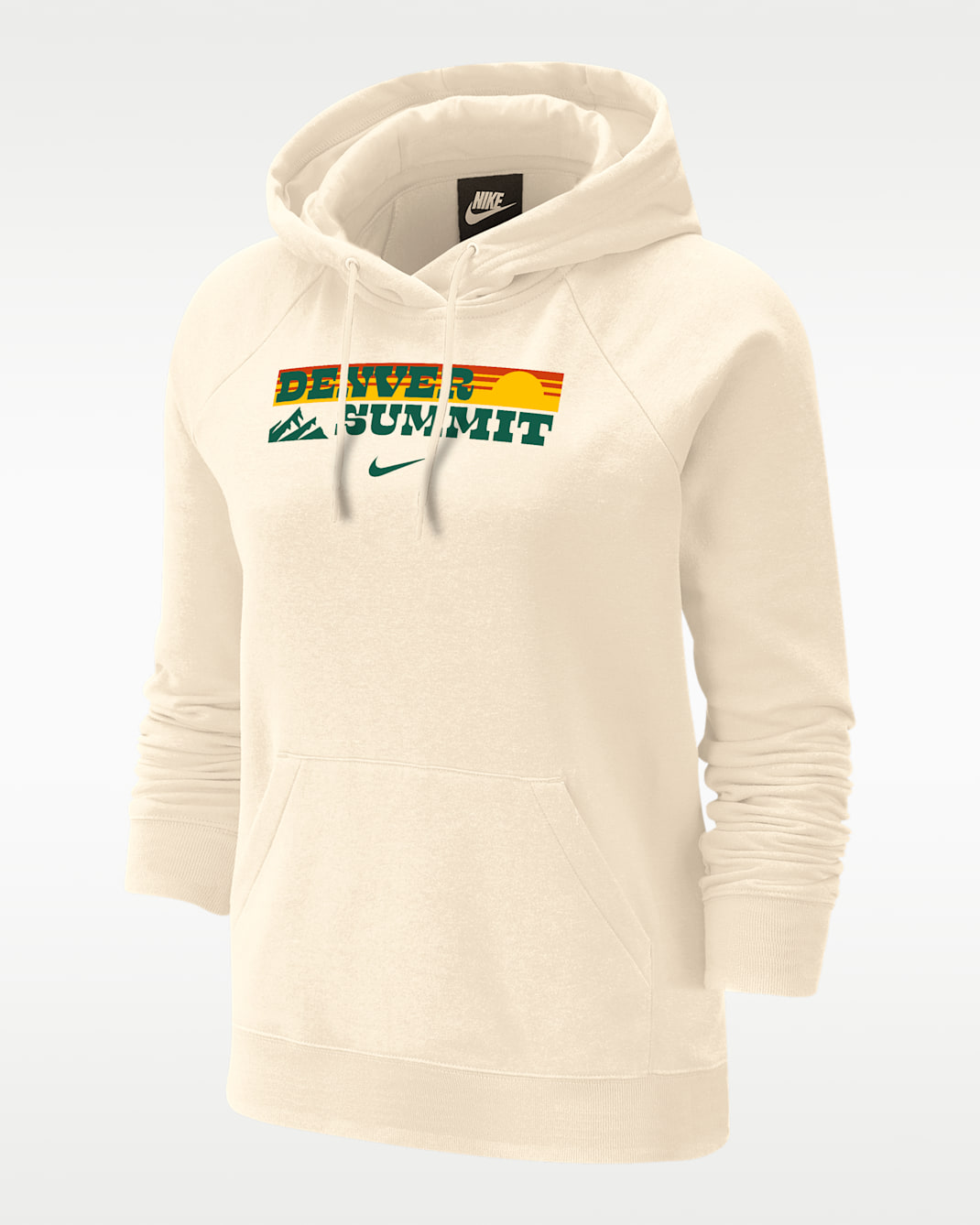 Denver Summit Phoenix Fleece Women's Nike Oversized Hoodie - Natural