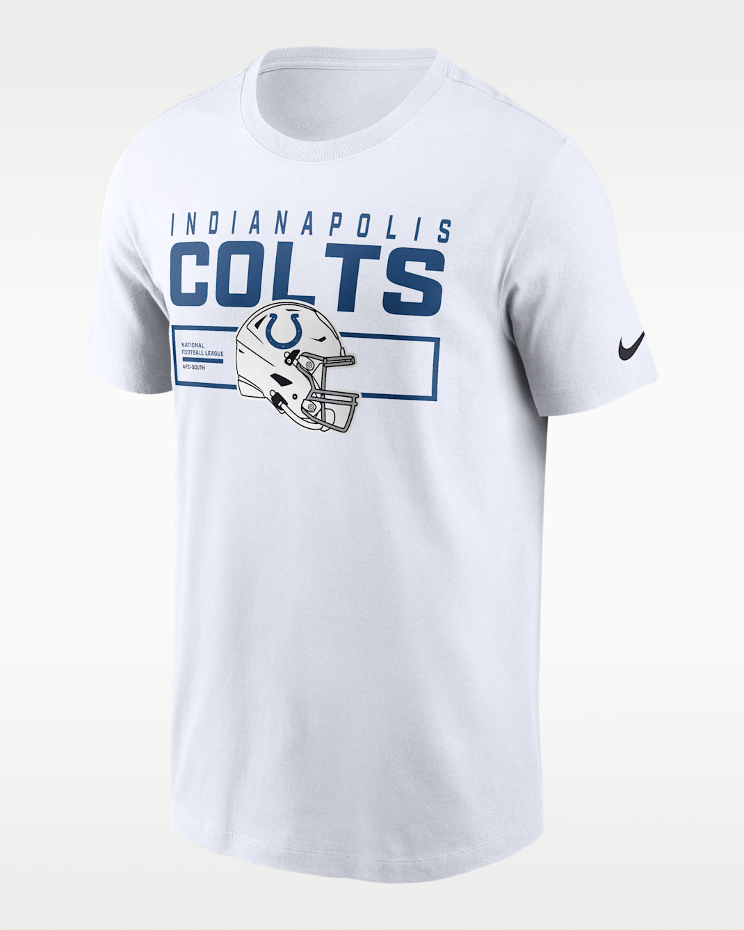 Indianapolis Colts Helmet Essential Men's Nike NFL T-Shirt - White