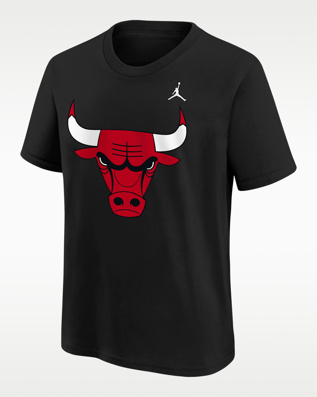 Playera Jordan de la NBA para niños talla grande Chicago Bulls Statement Essentials - Negro