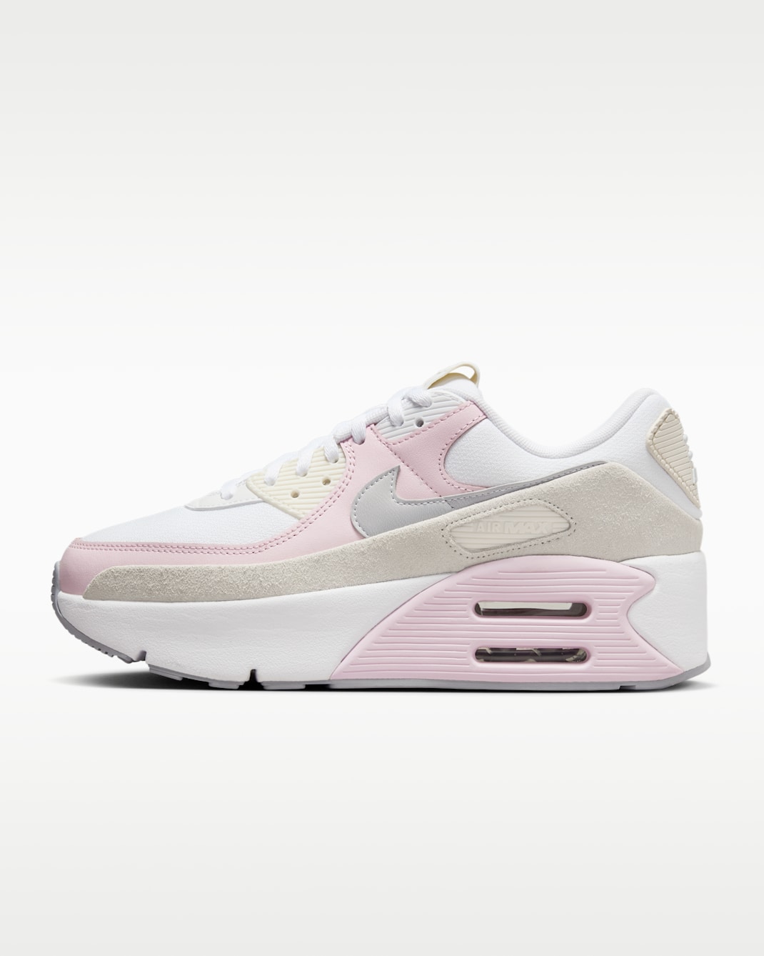 Nike Air Max 90 LV8 Women's Shoes - White/Wolf Grey/Summit White/Photon Dust