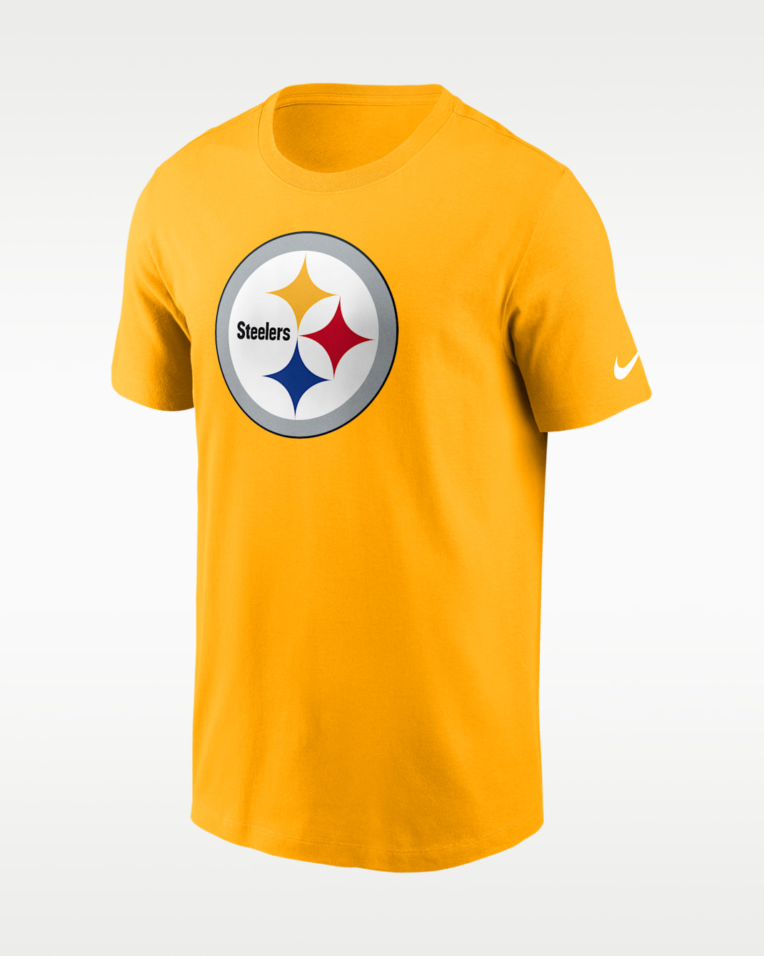 Playera Nike NFL para hombre Pittsburgh Steelers Logo Essential - Oro universitario