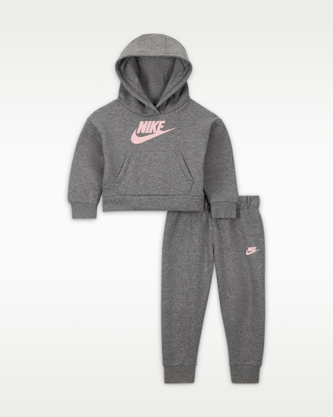 Ensemble sweat à capuche et pantalon de jogging Nike Sportswear Club Fleece pour bébé (12 - 24 mois) - Carbon Heather