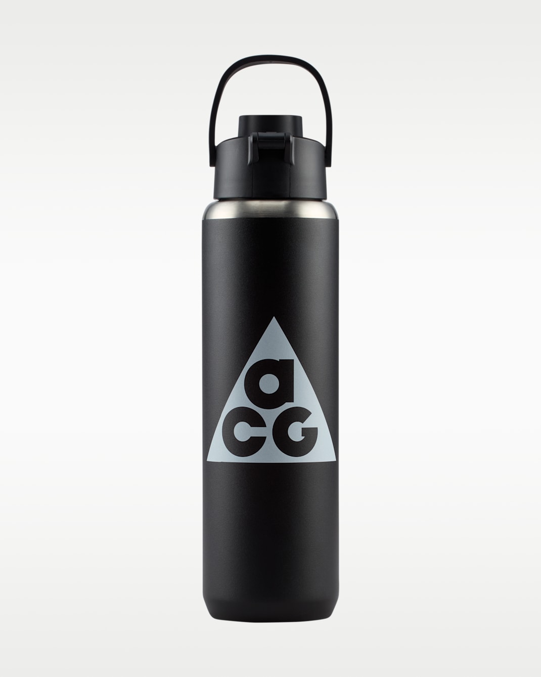 Nike ACG ReCharge Stainless Steel Graphic Chug Bottle (24 oz) - Black/Black/Summit White