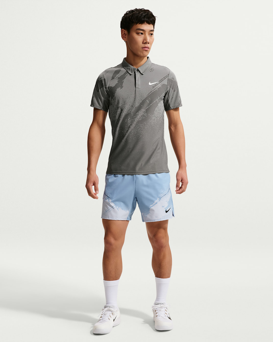 ナイキコート スラム メンズ Dri-FIT テニスショートパンツ - ワークブルー/ハイドロジェンブルー/ブラック