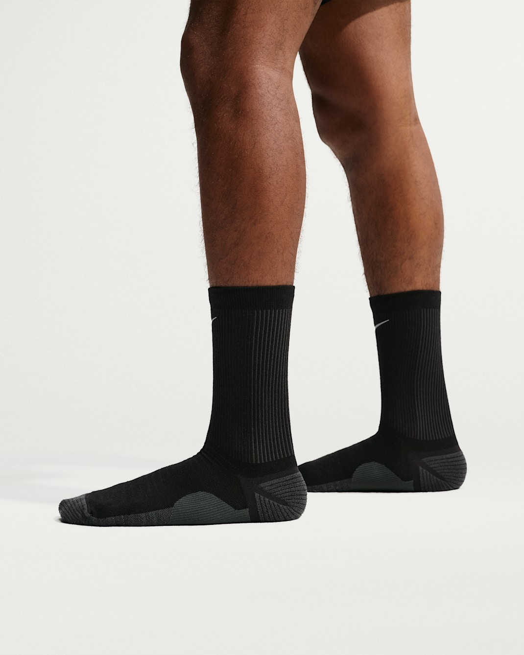 Nike Trail-Running Crew Socks (1 Pair) - Black/Anthracite/Reflect Silver