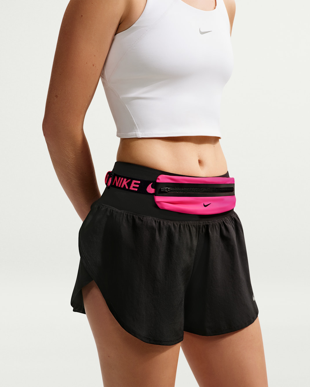 Cangurera de correr Nike Slim 4.0 - Hiperrosa/Negro