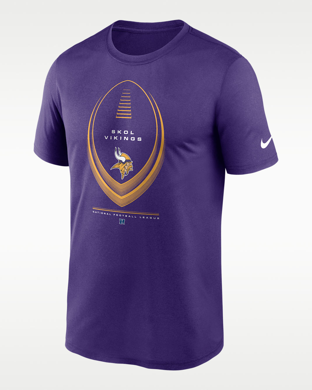 Playera Nike Dri-FIT de la NFL para hombre Minnesota Vikings Legend Icon - Morado