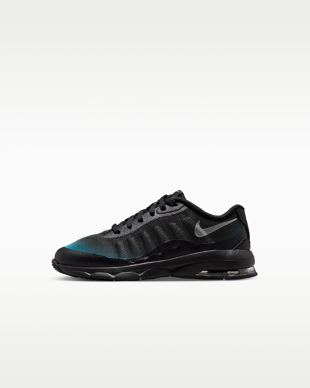Calzado Nike Air Max Invigor para niños de preescolar - Negro/Azul gamma/Plata metalizado