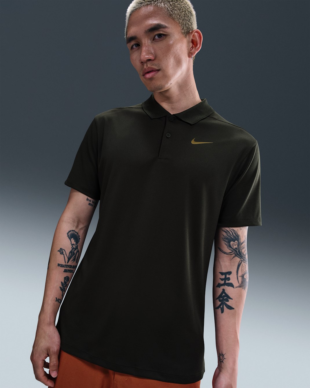 Nike Dri-FIT Victory Men's Golf Polo - Night Forest/Olive Flak