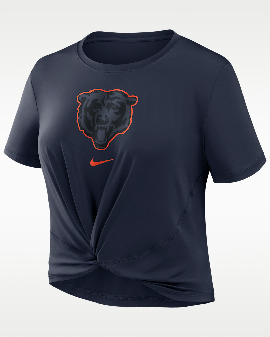 Chicago Bears Rivalries Collection One Classic Twist Women's Nike Dri-FIT NFL T-Shirt - Navy