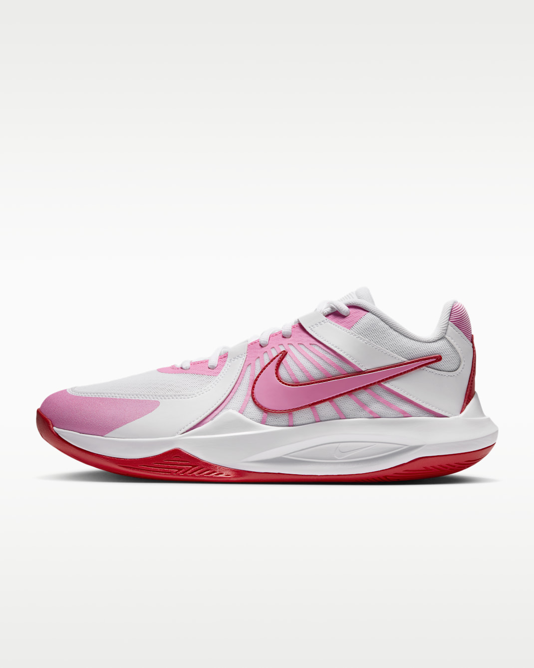 Nike Hyperspeed Court 2 Volleyball Shoes - White/University Red/Pink Rise