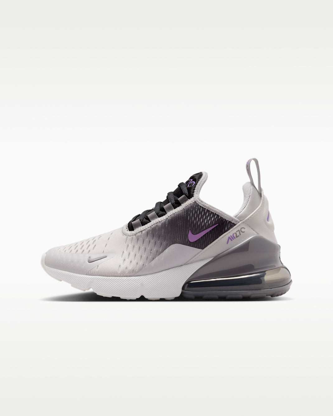Sko Nike Air Max 270 för ungdom - Photon Dust/Svart/Pencil Point/Bright Violet