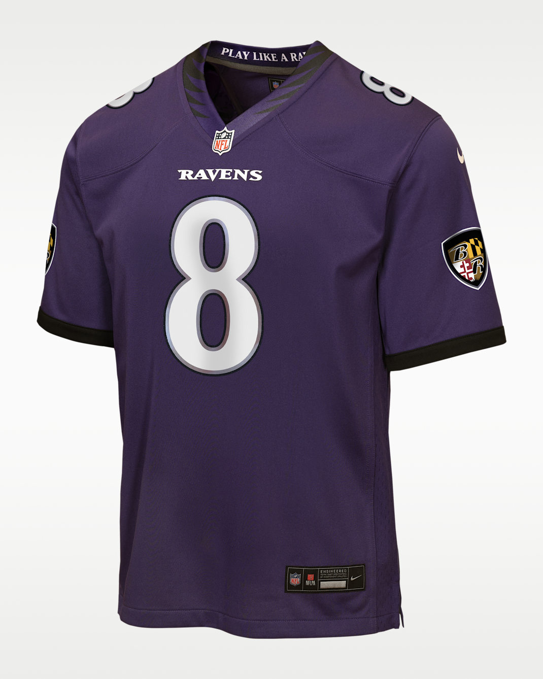 Lamar Jackson Baltimore Ravens Big Kids' Game Jersey - Purple