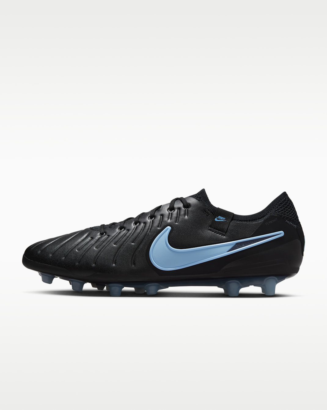 Nike Tiempo Legend 10 Elite lav fotballsko til kunstgress - Svart/Svart