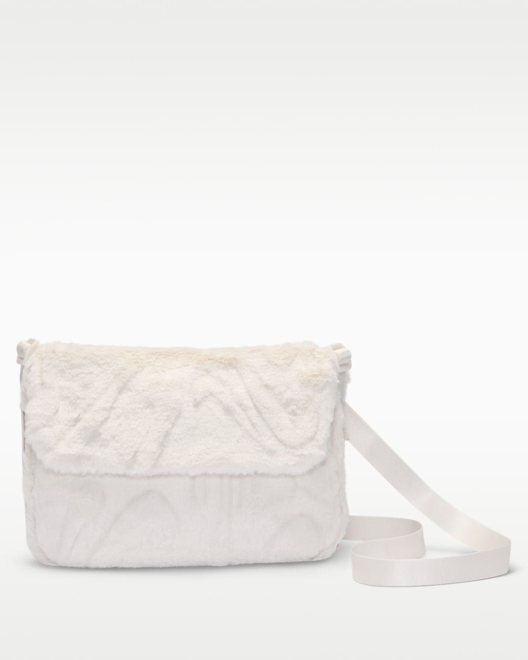 Taška přes rameno Nike Sportswear Futura 365 z umělé kožešiny (1 l) - Phantom/Sanddrift/Phantom